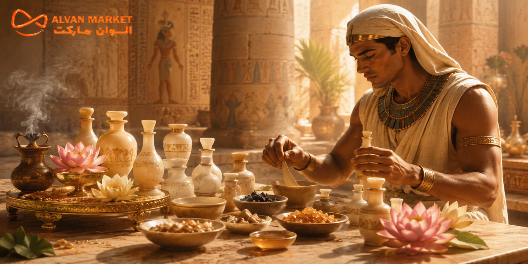 تاریخچه عطر از مصر باستان تا امروز